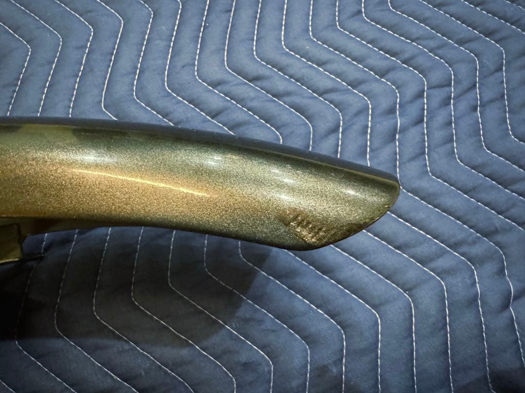 ヤマハTW用　ガソリンタンク＆フロントフェンダー ブラウン　凹み無し