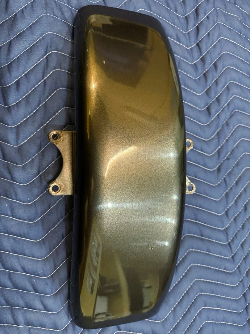 ヤマハTW用　ガソリンタンク＆フロントフェンダー ブラウン　凹み無し