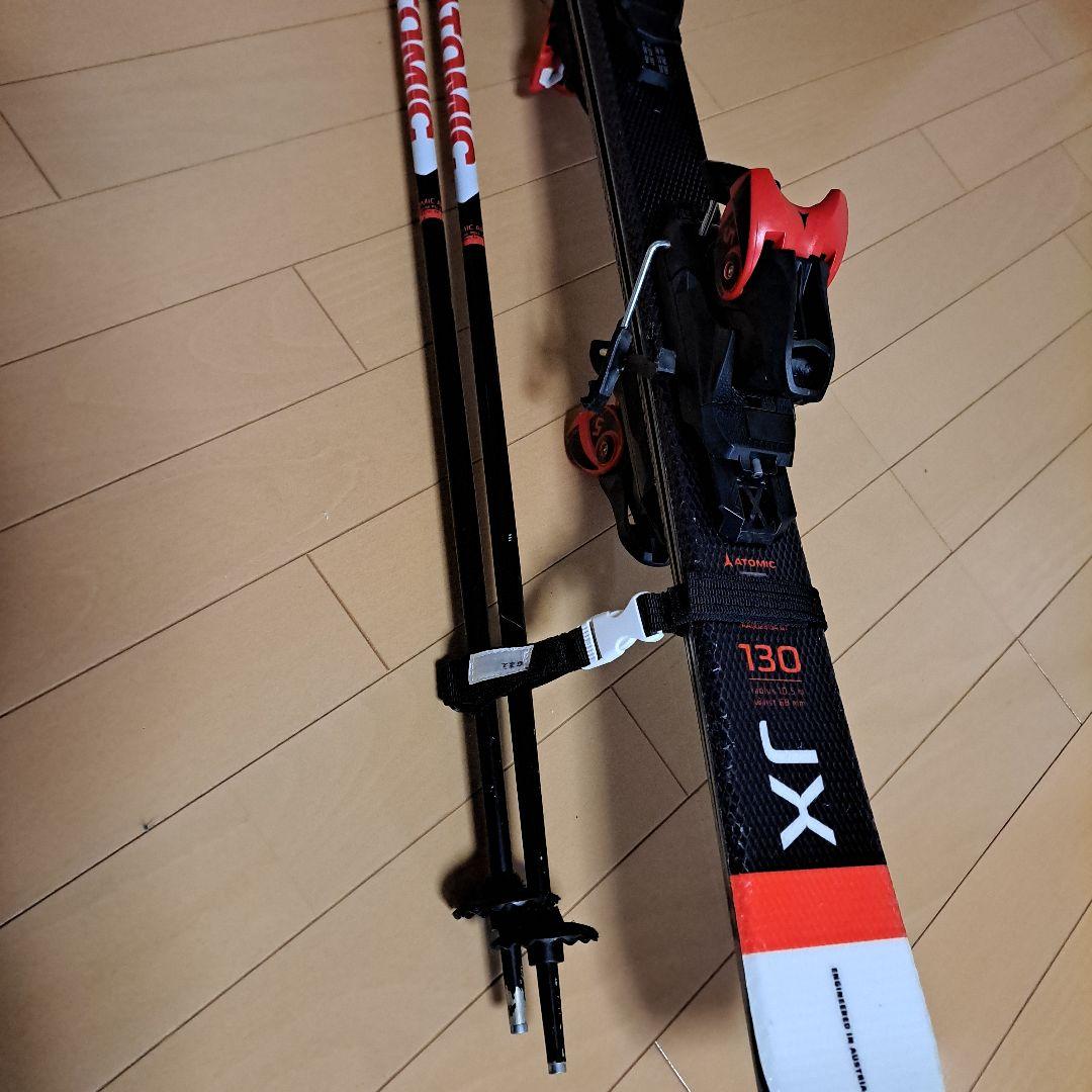 Atomic JX 130 　スキー、ポールセット