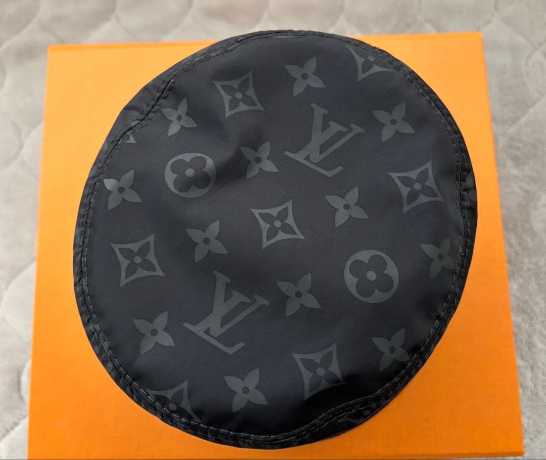 ルイヴィトン シャポー モノグラム レイン ハット ナイロン バケット バケハ