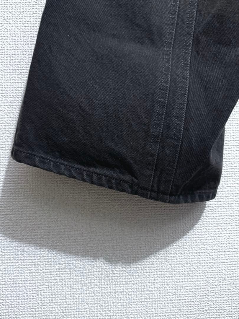 【NVRFRGT】3D TWISTED WIDE LEG JEANS