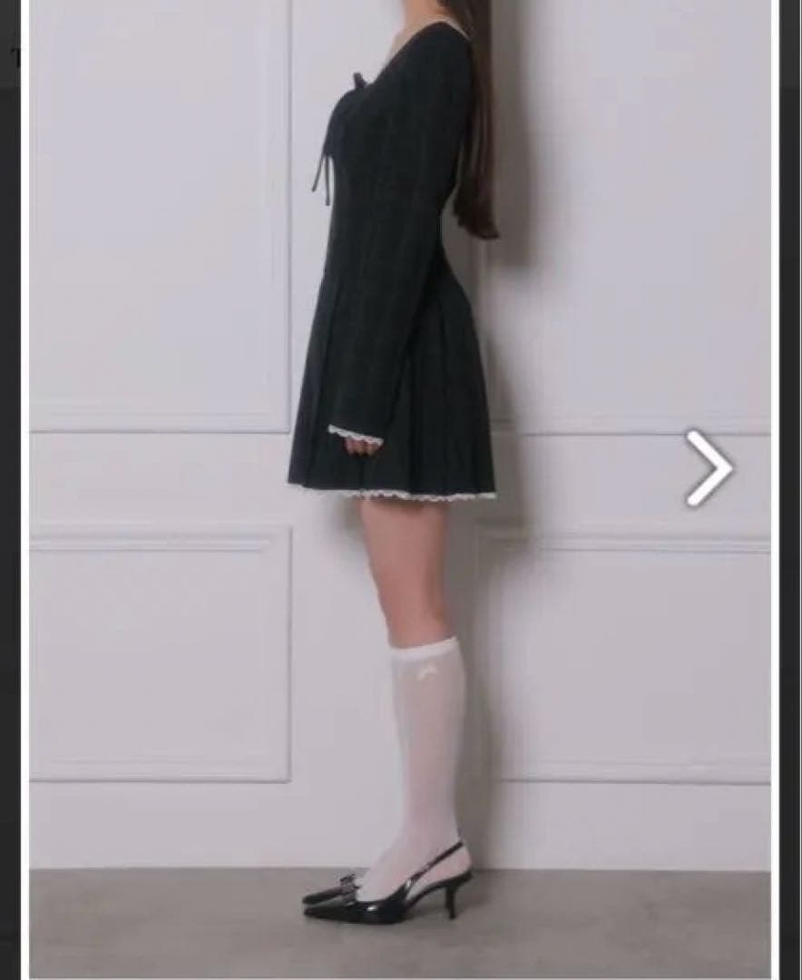 bubbles ガーリープリーツワンピース