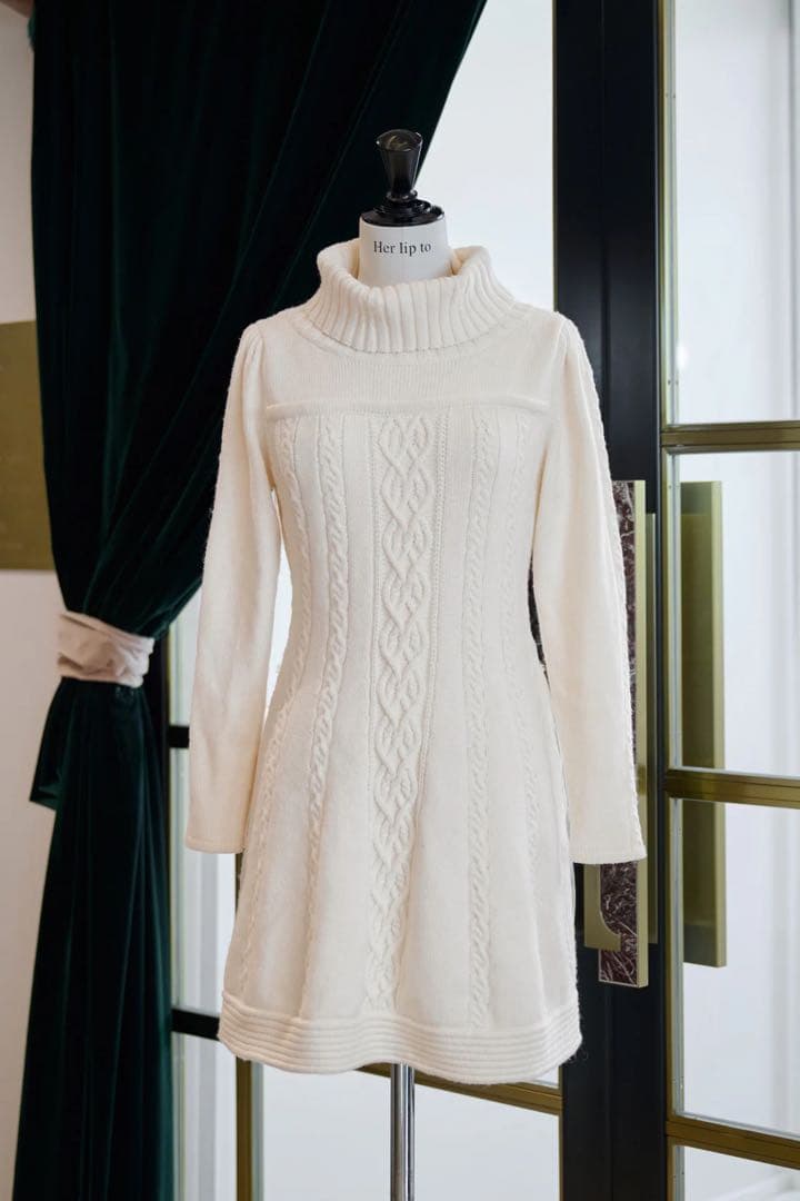 【新品未使用】Clara Cable Knit Dress