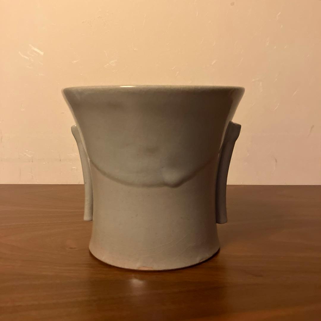 赤膚焼尾西楽斎作　花器