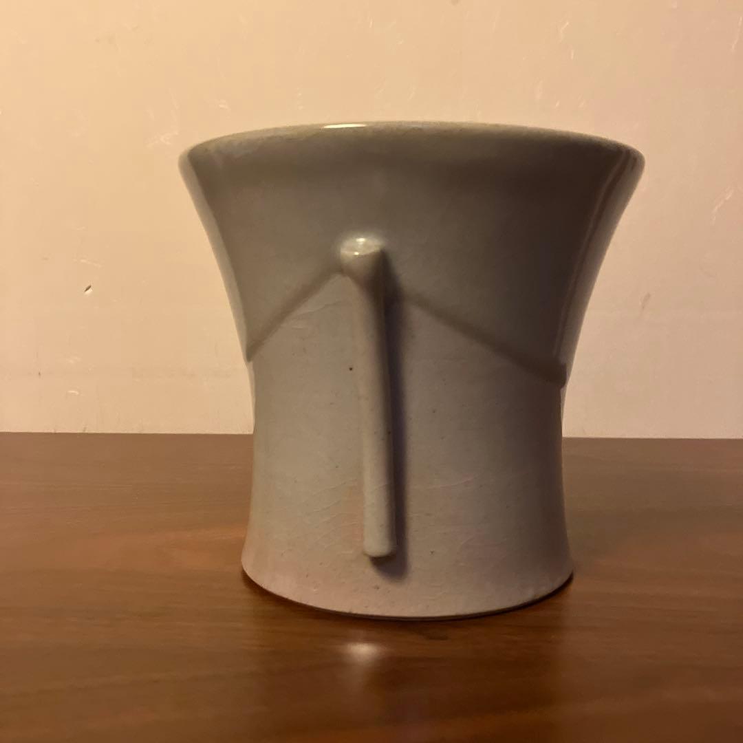 赤膚焼尾西楽斎作　花器