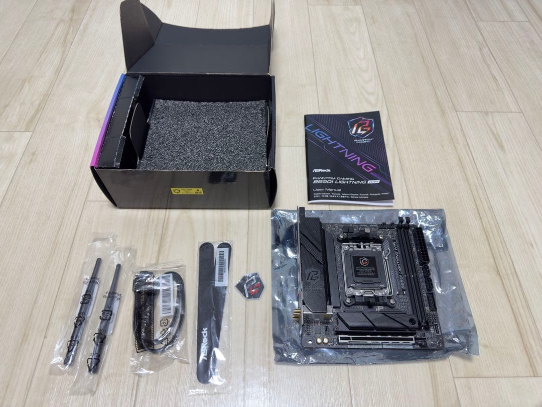 (ジャンク)Asrock B650i lightning wifi+Frame