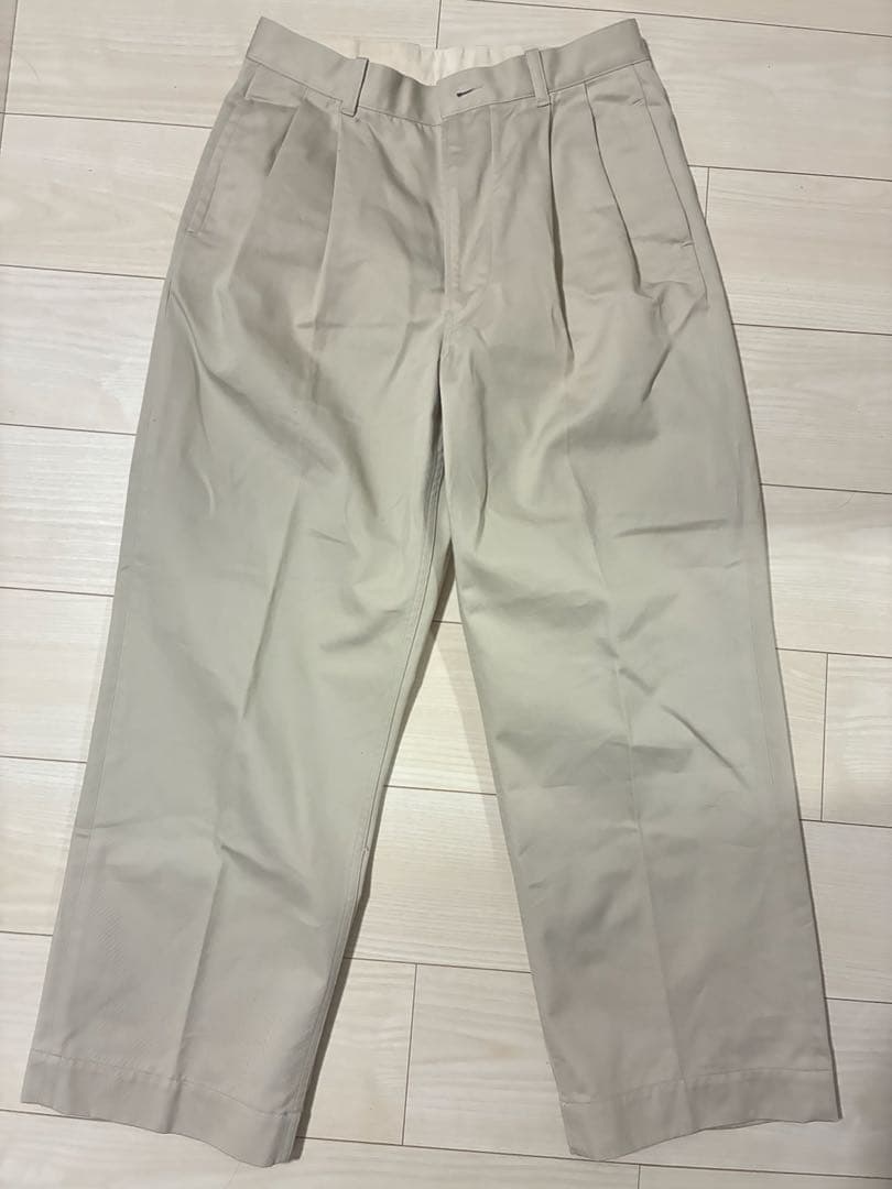 【schuray】Combed Cotton Chino Trousers