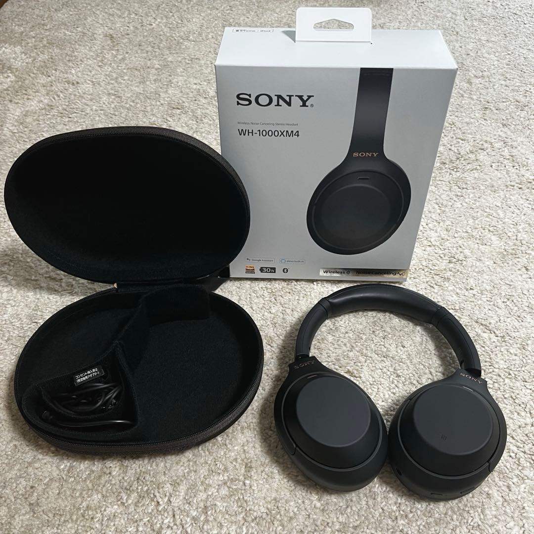 SONY WH-1000XM4 ワイヤレスヘッドホン ブラック