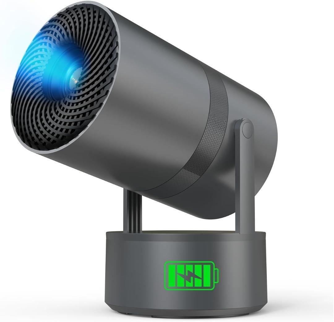 プロジェクター 家庭用 バッテリー内蔵・Android TV搭載 小型 新品