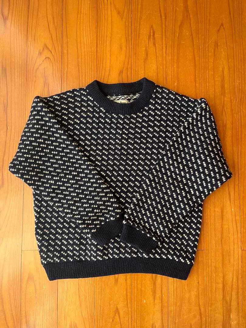 L.L. Bean バーズアイ ニット 70s 80s Norway セーター