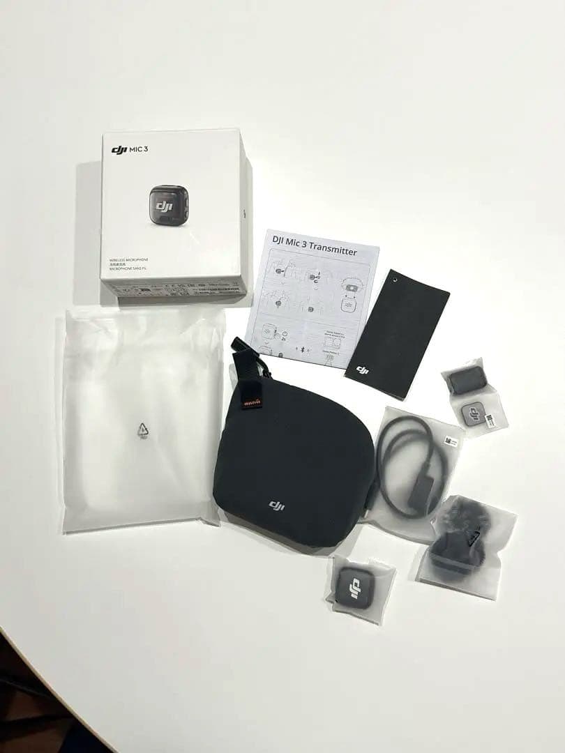 DJI MIC 3 ワイヤレスマイクロフォン 未使用