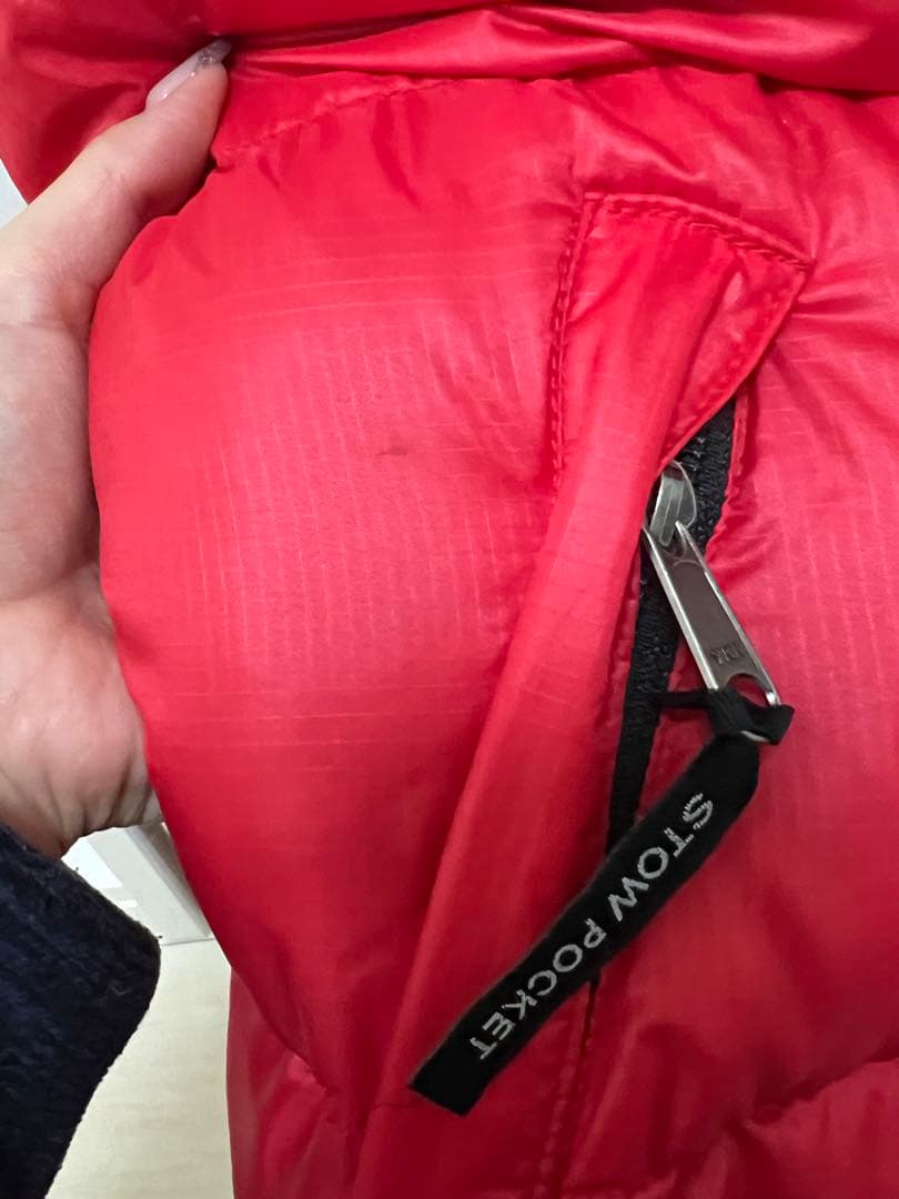 専用 THE NORTH FACE ダウンベスト 黒/赤