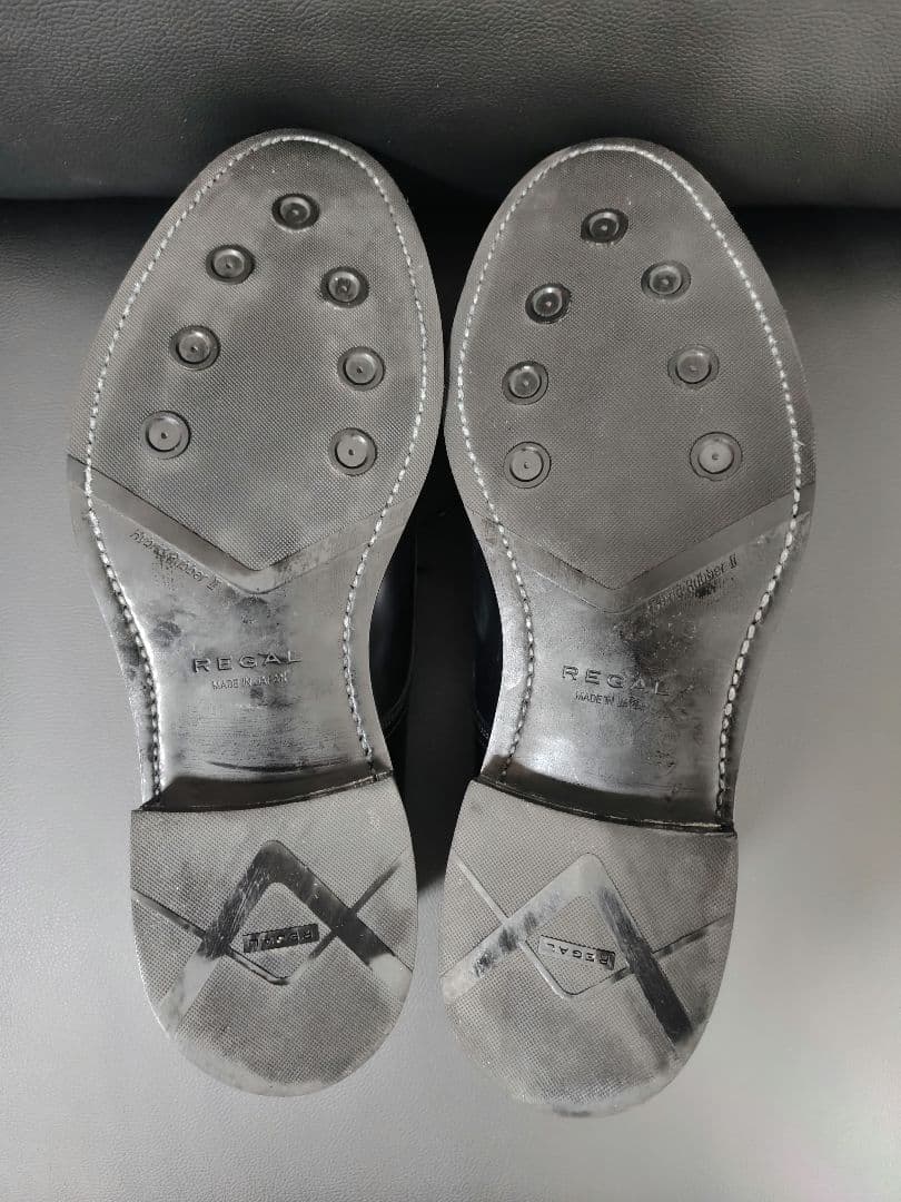 【極美品/希少】リーガル 06NR 26.5cm Uチップ 黒 グッドイヤー