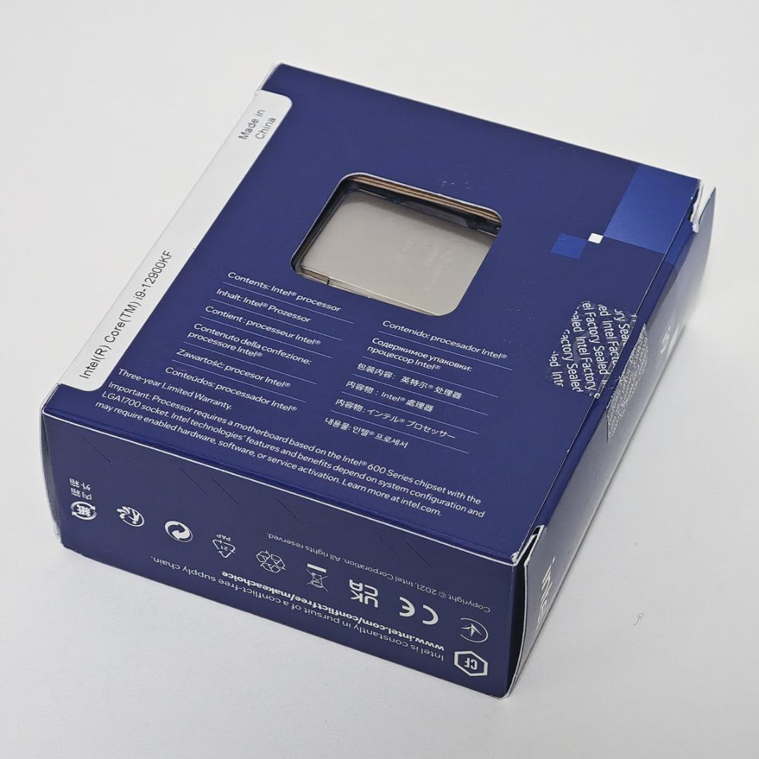 Intel Core i9-12900KF CPU 3年使用品