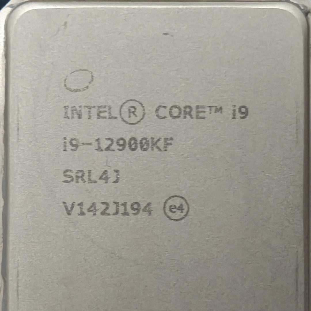 Intel Core i9-12900KF CPU 3年使用品