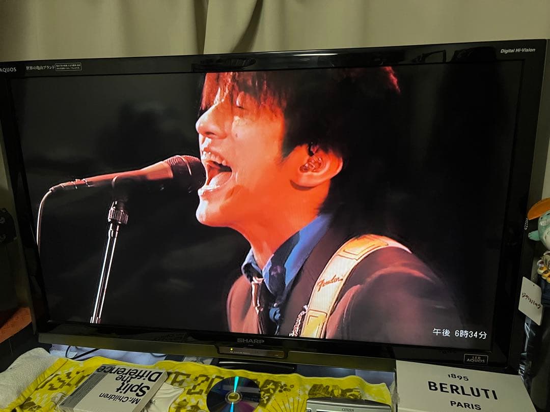 SHARP液晶テレビLC-46LX1 2010年製リモコン付きB-CAS不具合