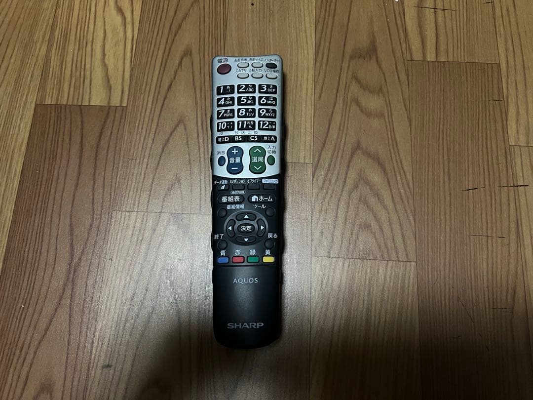 SHARP液晶テレビLC-46LX1 2010年製リモコン付きB-CAS不具合