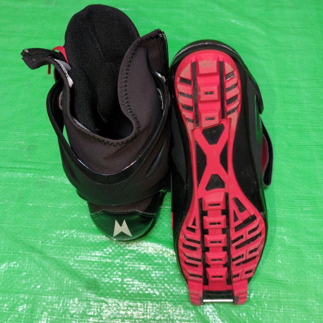 クロスカントリースキー用ブーツ　フリー競技　 ブラック/レッド