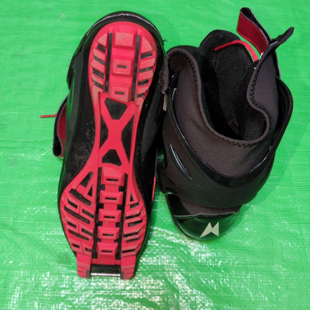 クロスカントリースキー用ブーツ　フリー競技　 ブラック/レッド