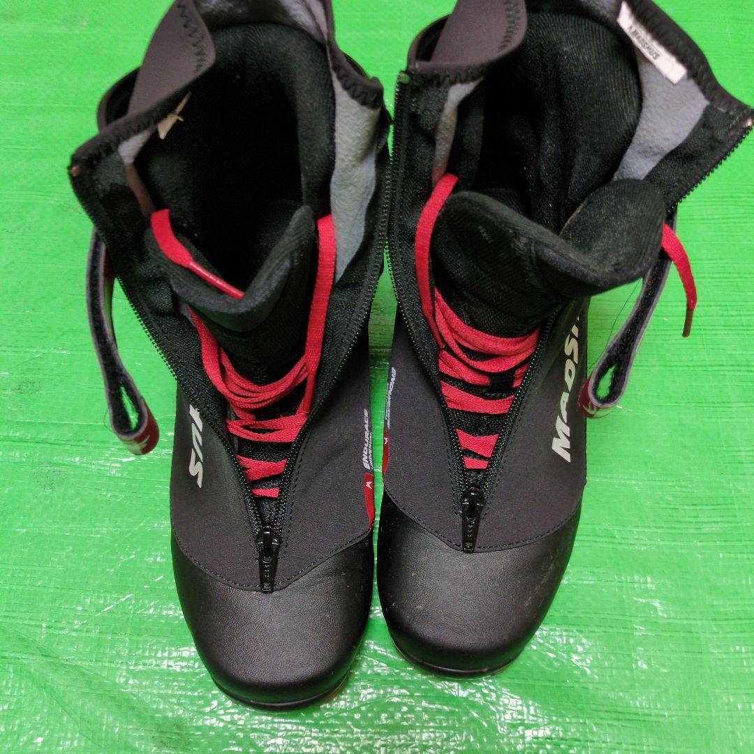 クロスカントリースキー用ブーツ　フリー競技　 ブラック/レッド