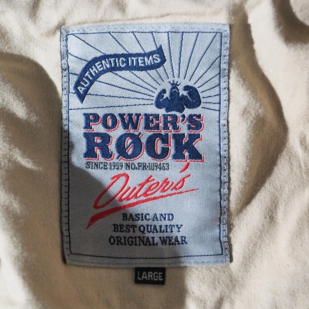 希少 パワーズロック カバーオール 濃紺 インディゴ デニムジャケット L