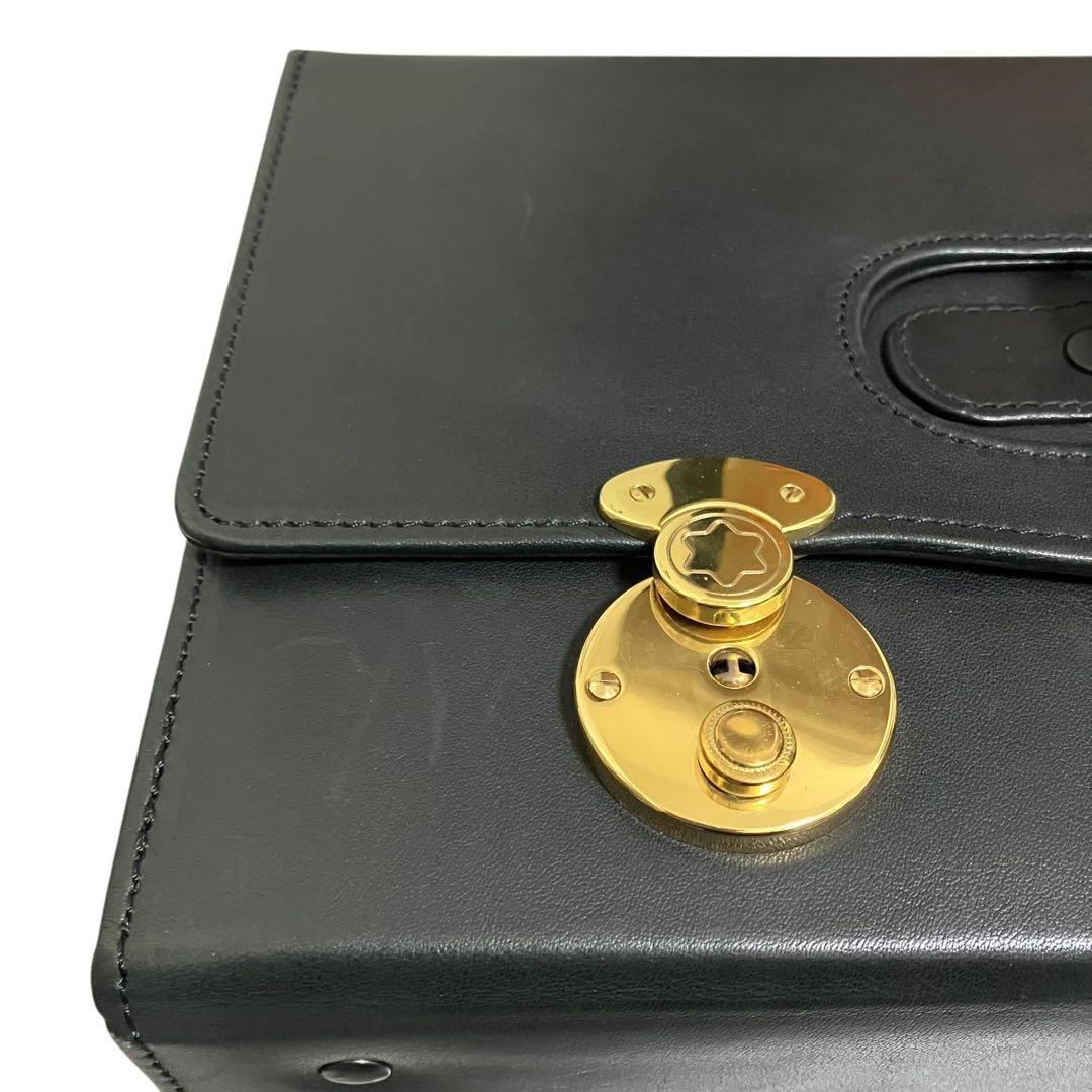 未使用　モンブラン　アタッシュケース　トランク　ビジネスバッグ　レザー　希少品