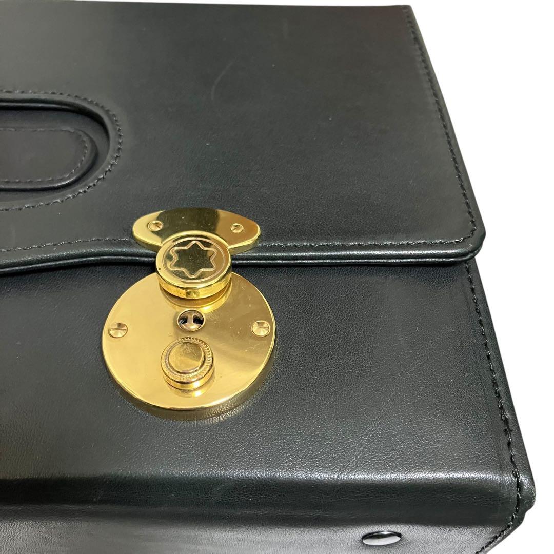 未使用　モンブラン　アタッシュケース　トランク　ビジネスバッグ　レザー　希少品