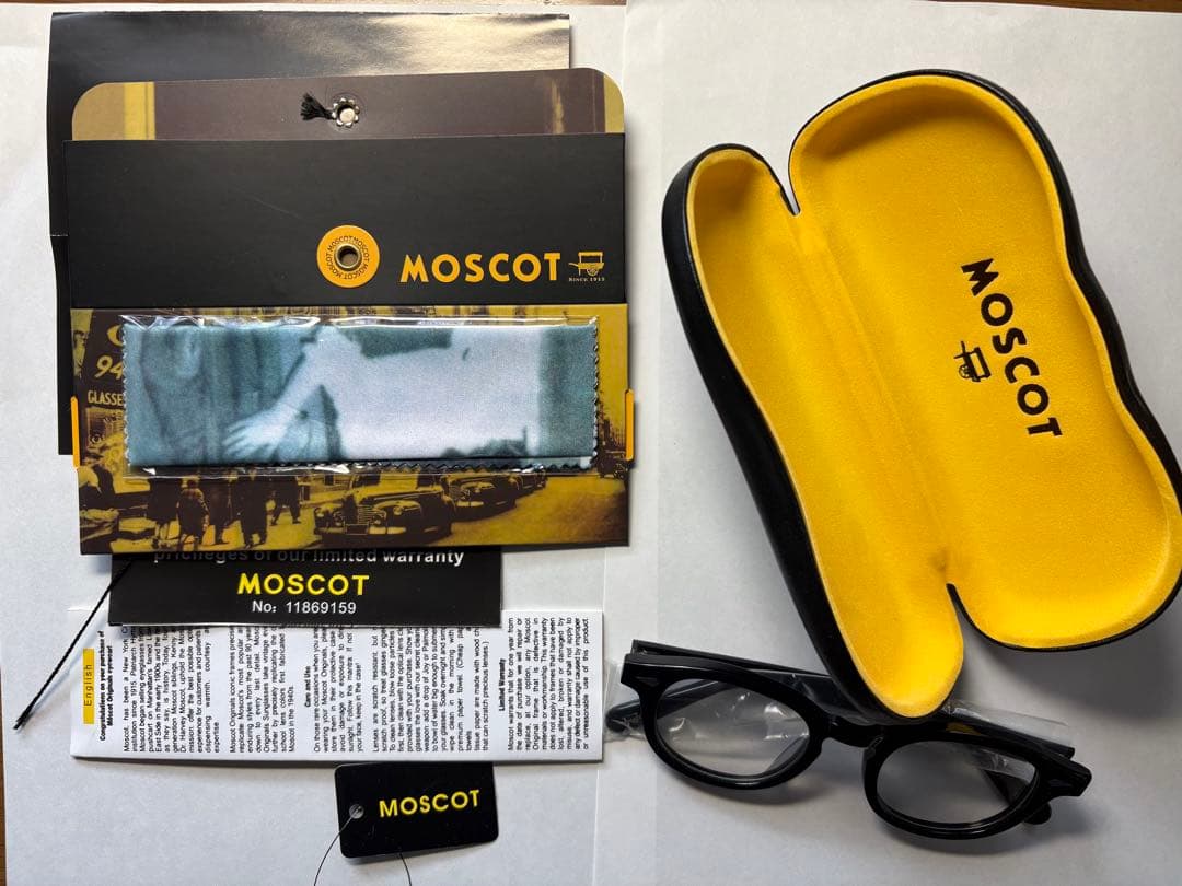 モスコット MOSCO ブラックサングラス