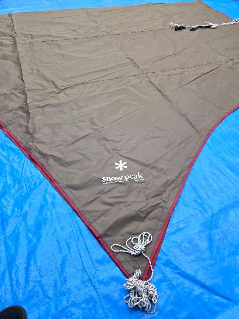 【美品】 peak コネクトタープヘキサ グレー FES-265