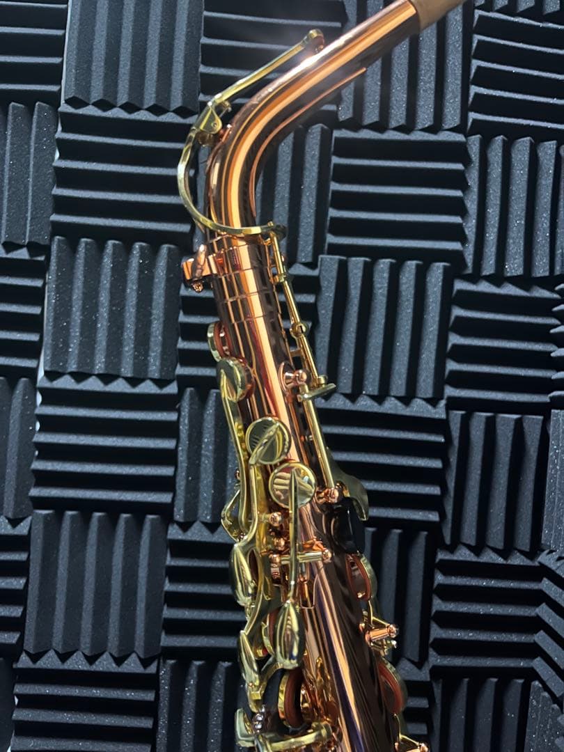 【新品】アルトサックス 銅メッキ クリアラッカー仕上げ