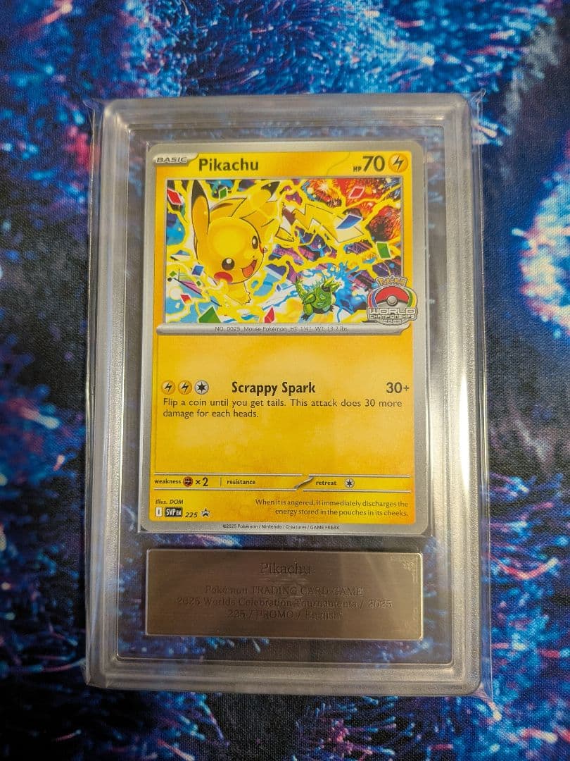 ARS10 ピカチュウ アナハイム wcs2025 225 鑑定書付