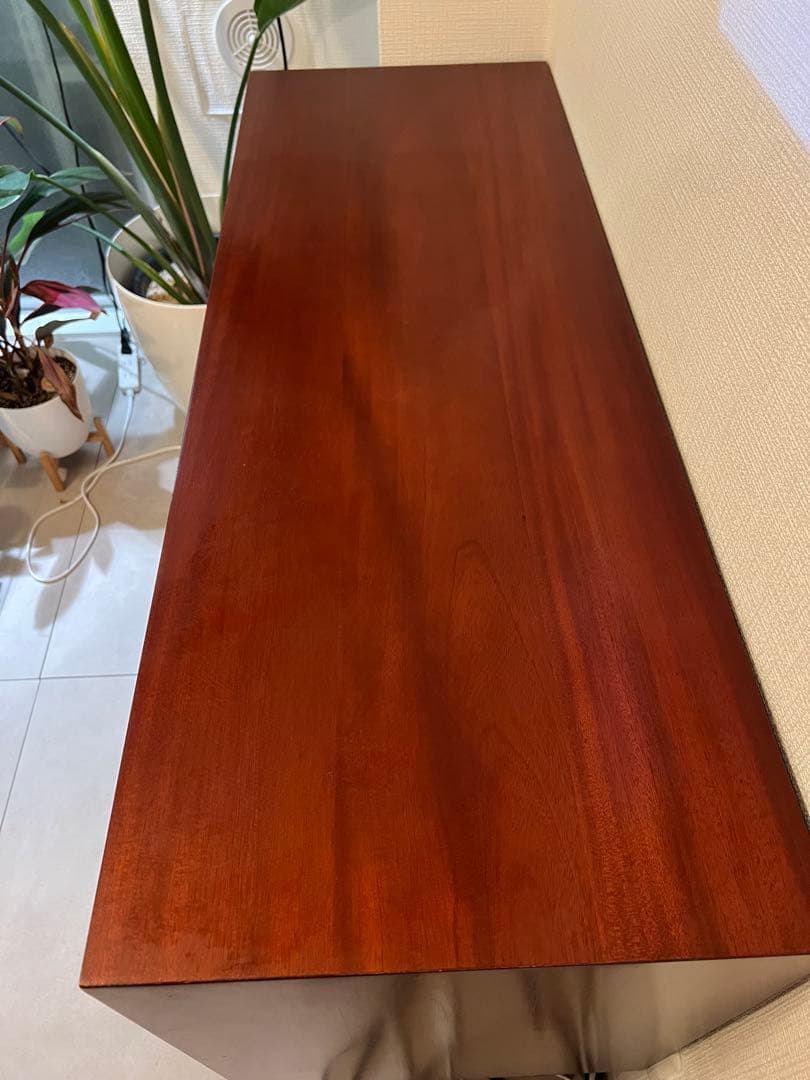 マホガニー　キャビネット　110cm