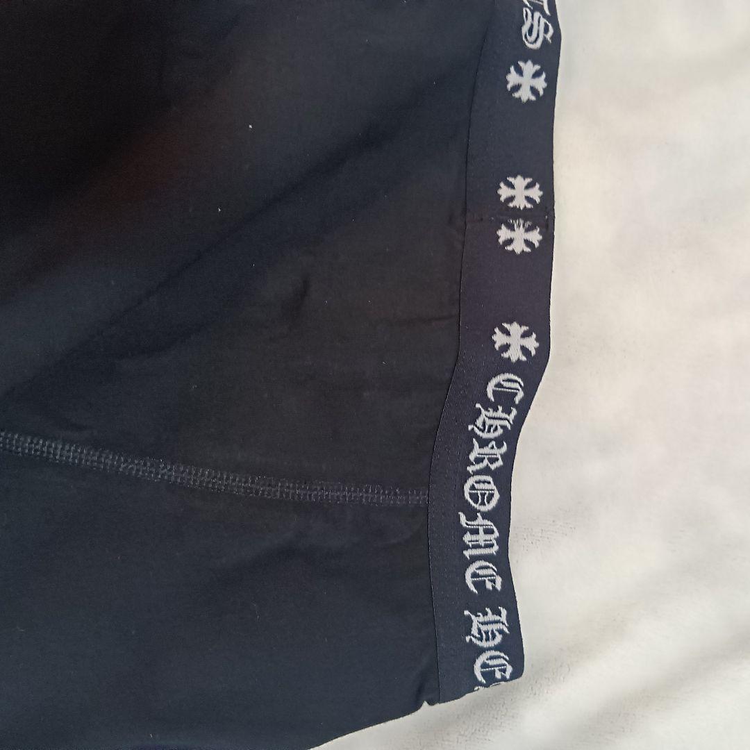 【新品】 Chrome Hearts ショート ボクサー ブリーフ 黒×白 L