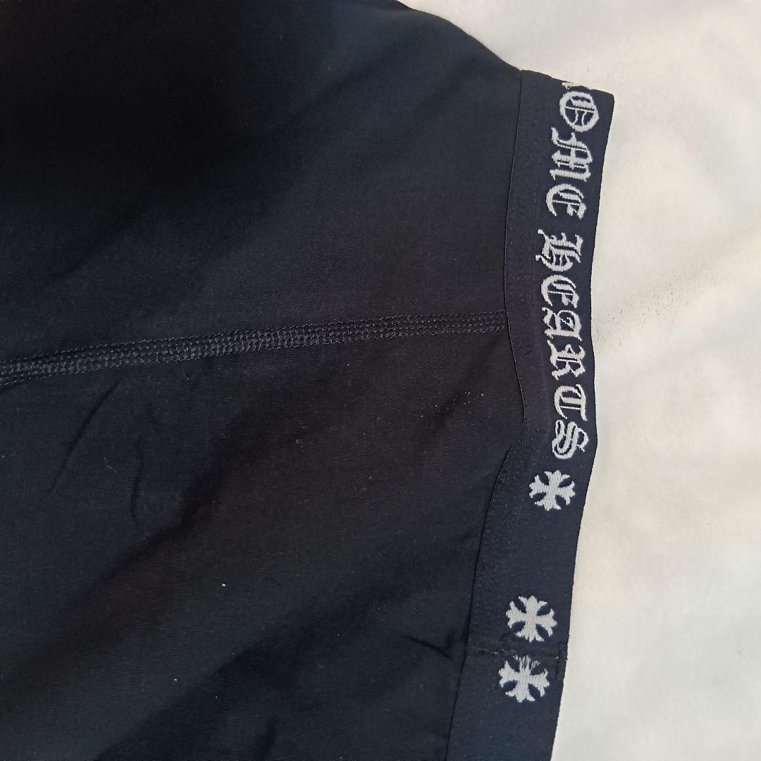 【新品】 Chrome Hearts ショート ボクサー ブリーフ 黒×白 L