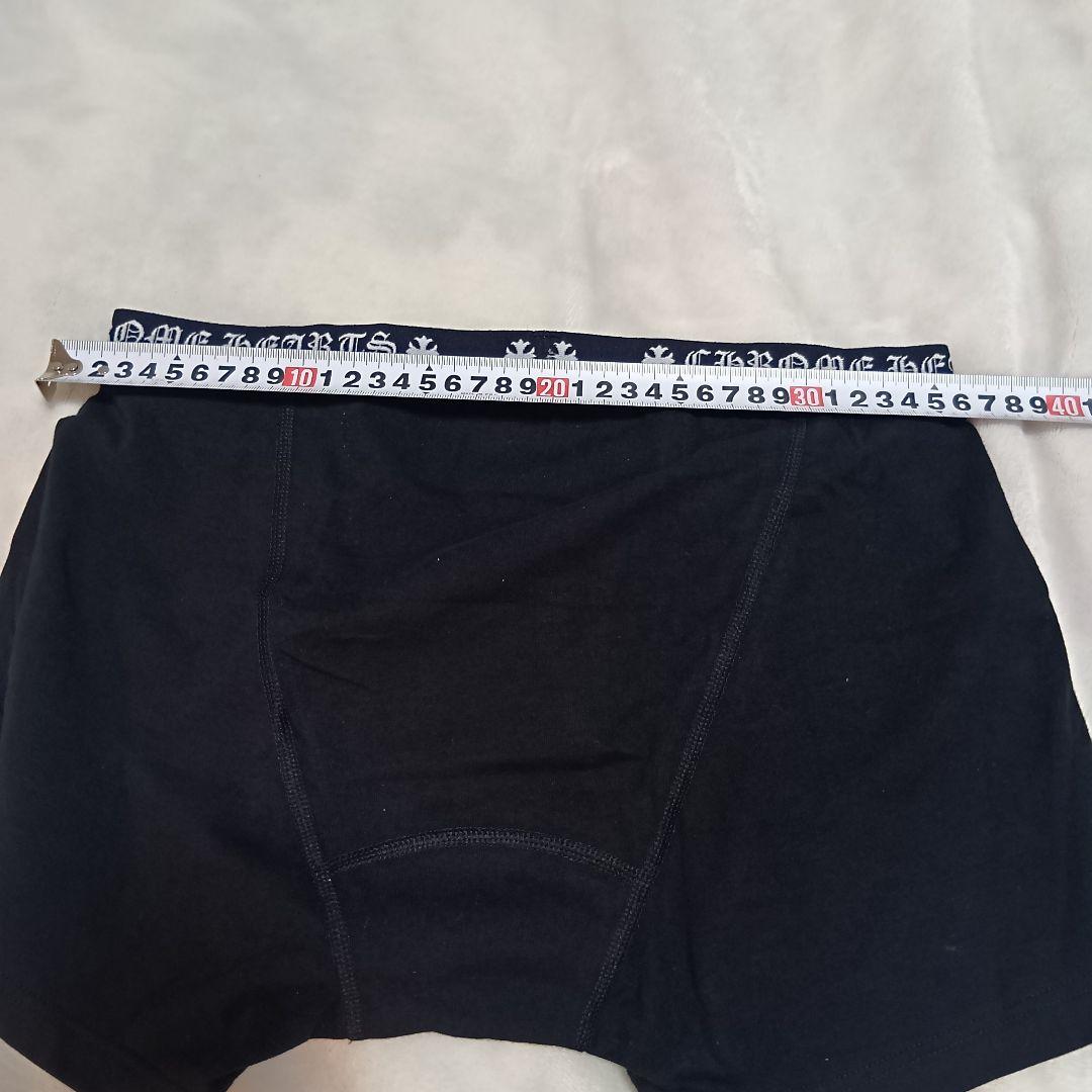 【新品】 Chrome Hearts ショート ボクサー ブリーフ 黒×白 L