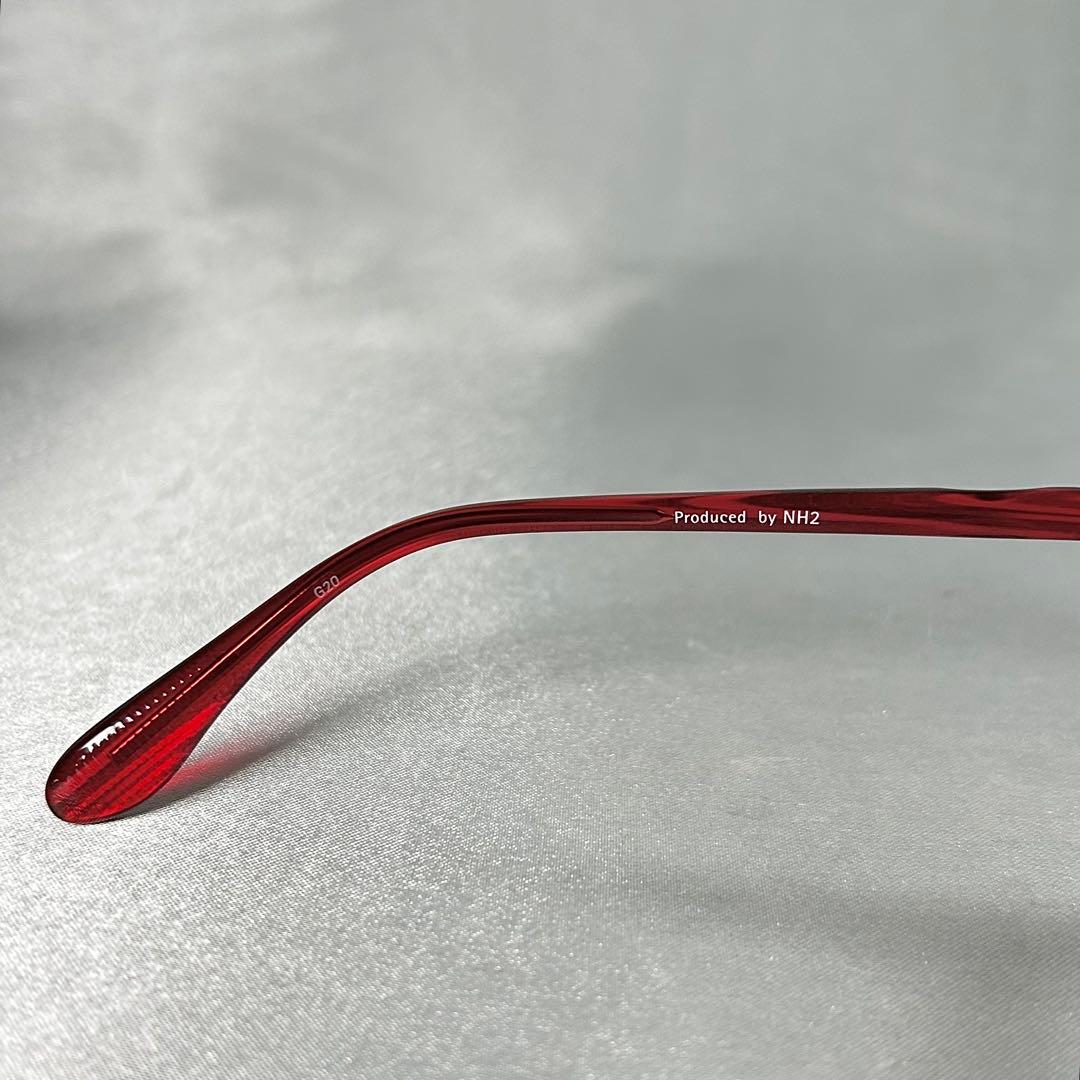 アイブレラルーペサングラスデュアル 拡大鏡付きレンズ eyebrella レッド