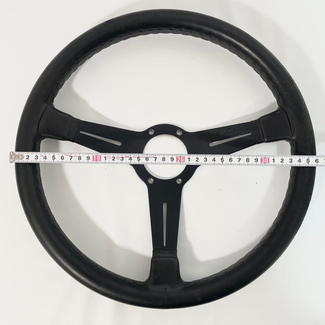 NARDI レザーステアリング　FET ブラック