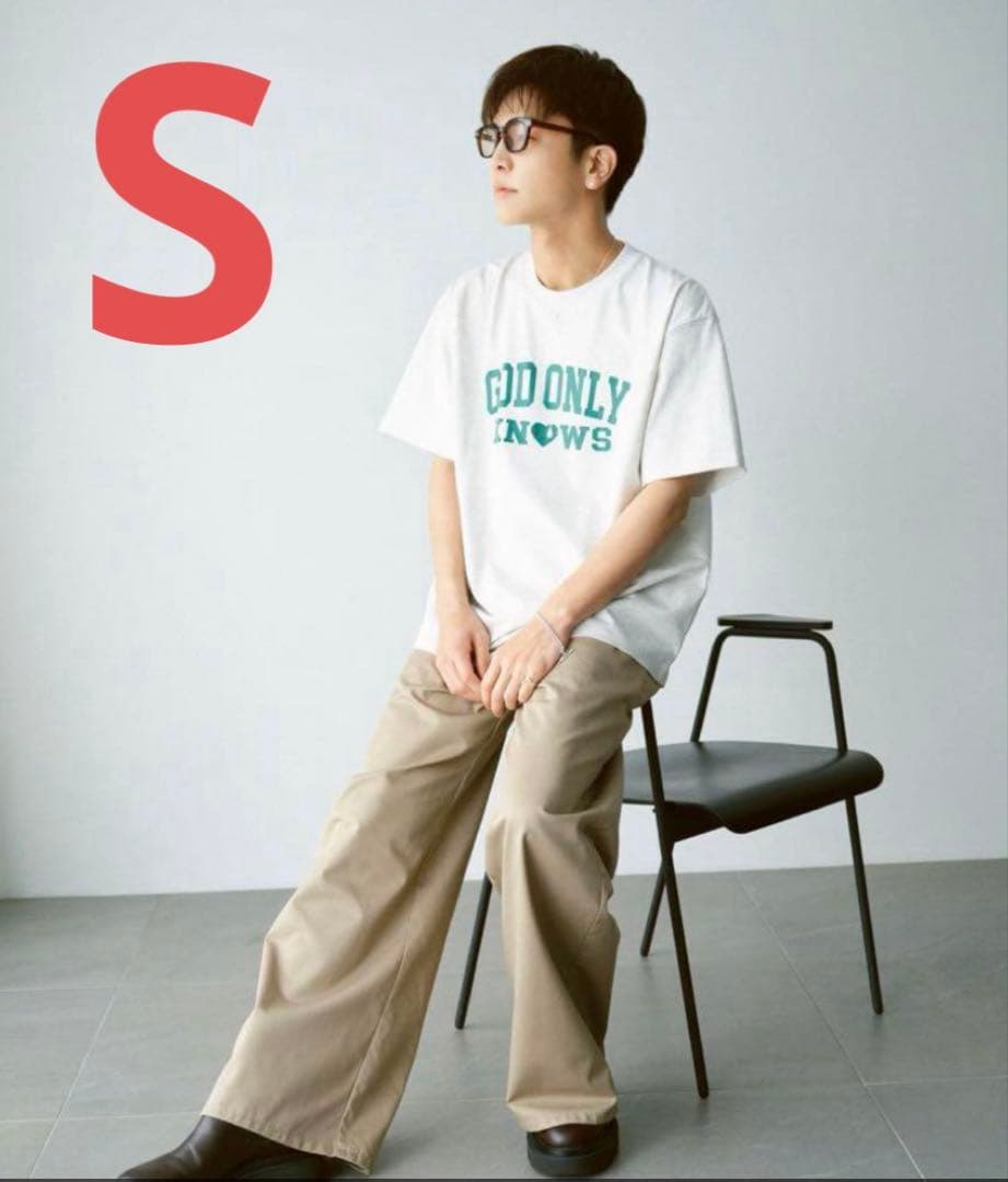 岩田剛典GODONLYKNOWS CHINO PANTS ベージュ Sサイズ