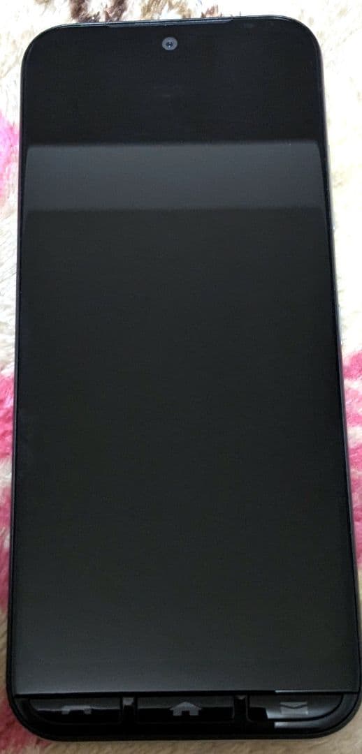 かんたんスマホ3 シルバー スマートフォン カバー付き　A205KC