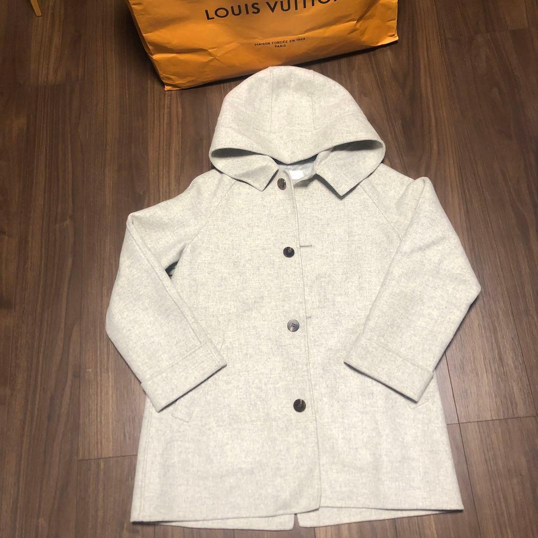 美品　GALERIE VIE フード付き ピーコート ウール カシミヤ混