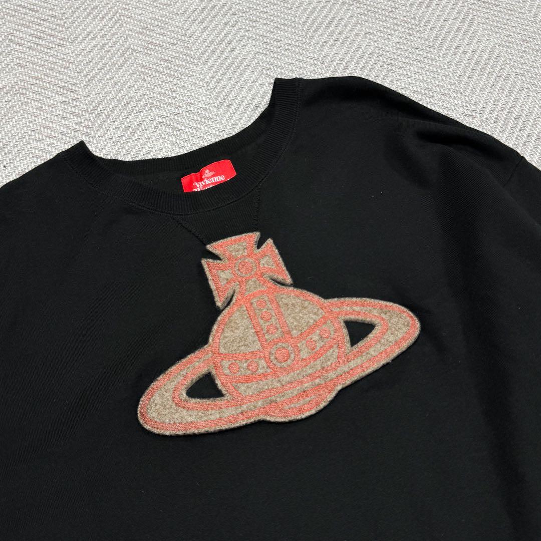 美品 ヴィヴィアンウエストウッド レッドレーベル ビッグ オーブ スウェット M