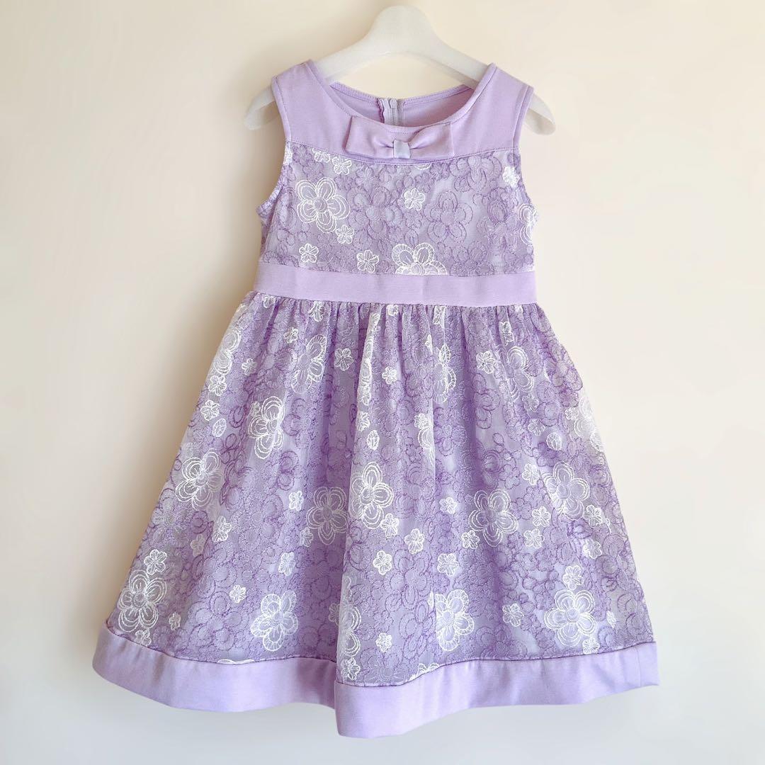 ラベンダー 120 セレモニー 入学 卒園 フォーマル キッズ