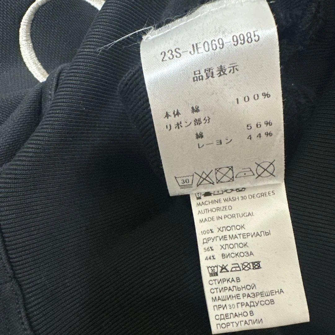 PATOU フード付きクロップドパーカー ブラック