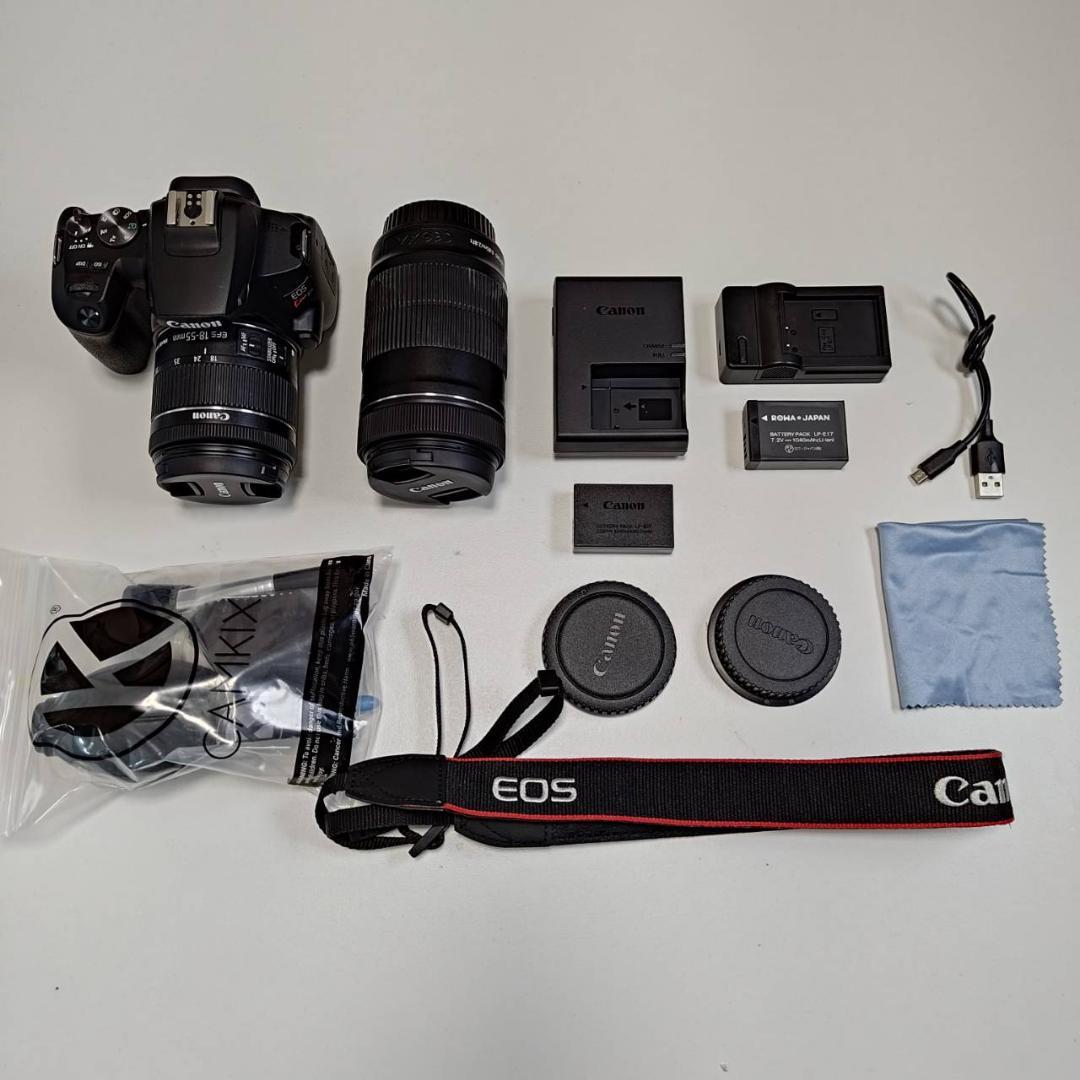 美品 Canon EOS kiss X10 一眼レフカメラ ダブルズームキット