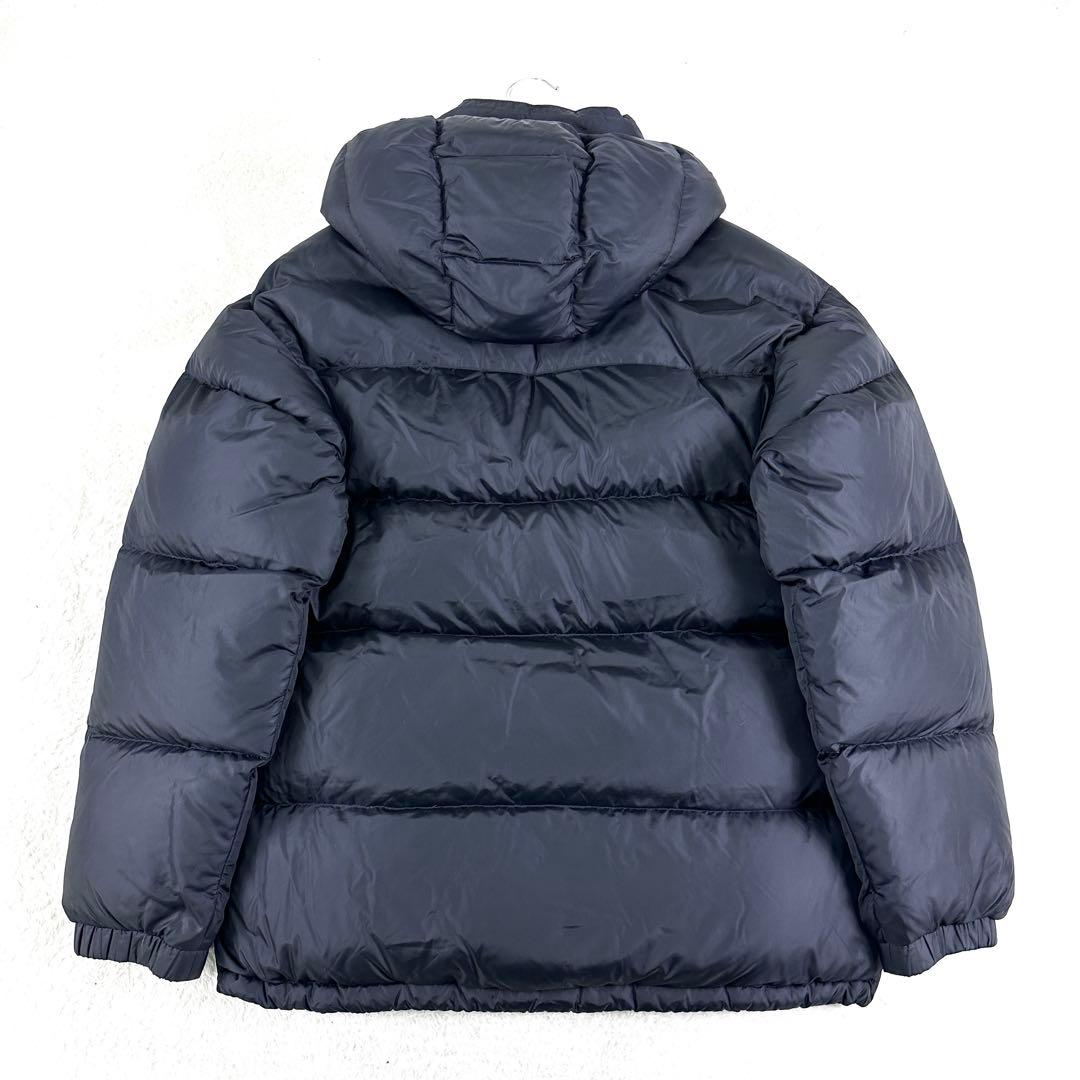 【美品】モンベル ベーシックダウンジャケット ブラック 黒 M ドローコード有