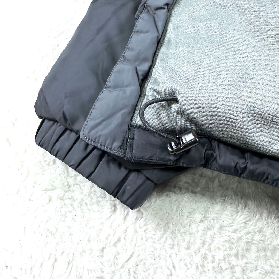 【美品】モンベル ベーシックダウンジャケット ブラック 黒 M ドローコード有