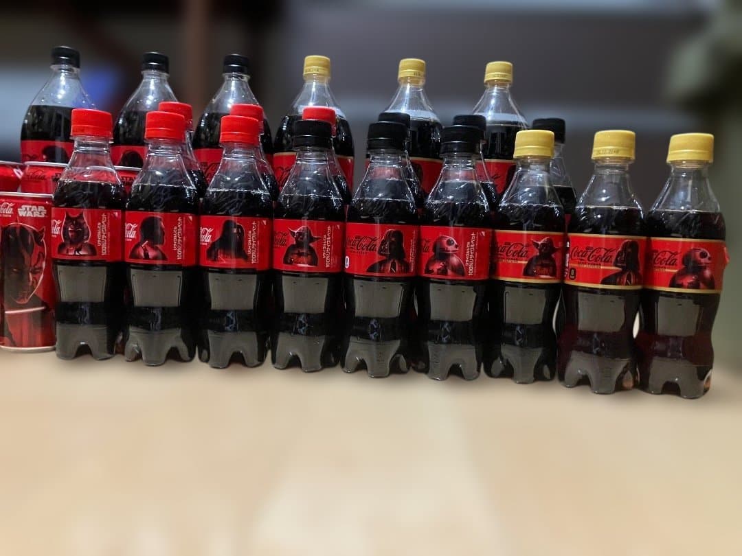 Coca-Cola スターウォーズラベル コンプリートセット