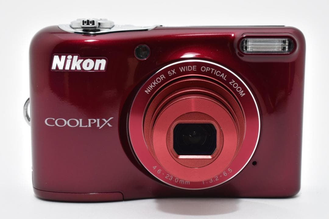 【美品】Nikon COOLPIX L30 レッド　動作確認済