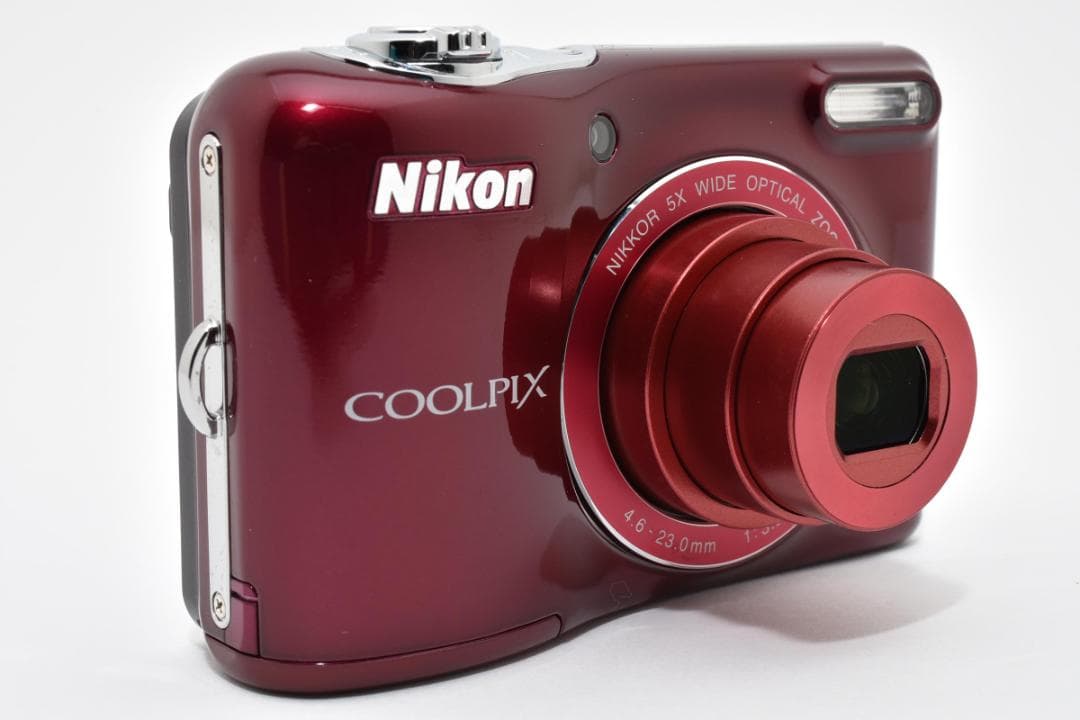【美品】Nikon COOLPIX L30 レッド　動作確認済