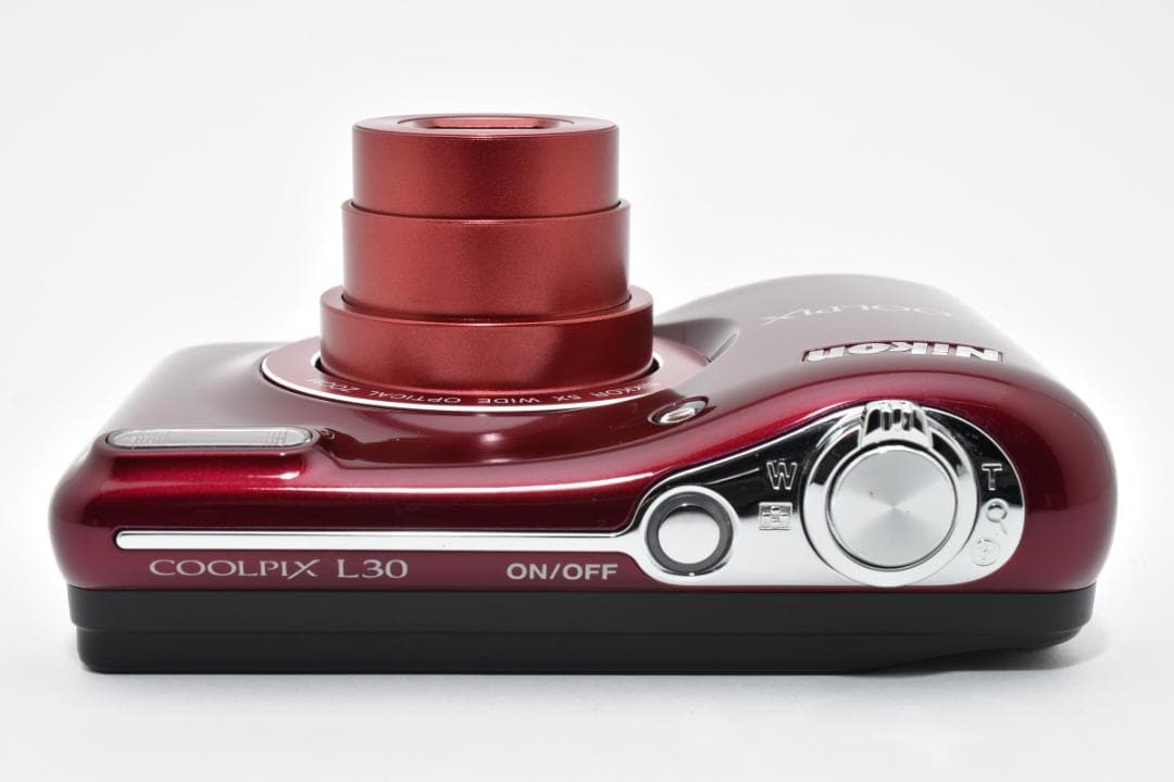 【美品】Nikon COOLPIX L30 レッド　動作確認済